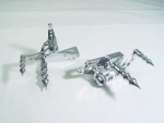 Chrome Forward Control Drilled 70-99+3 With Chrome Spiral Foot Pegs For FXST,FXE,FLH,FLST