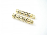 Solid Brass Swiss Cheese Foot Pegs
