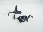 Black Forward Control Drilled 70-99+2 With Chrome Oval Cushion Foot Pegs Fit FXST, FLST Models