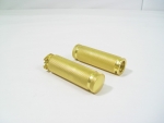 Brass Plated Knurled Grips For All Harley 1982-2007
