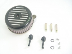 Black Ball and Mill Air Cleaner Assembly Fit Big Twin 2000-Up