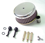 Chrome Plain Air Cleaner Assembly Fit  Big Twin 2000-Up