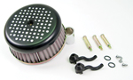 Black Swiss Cheese Air Cleaner Assembly Fit Big Twin Evolution 2000-Up