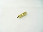 Straight Drilled Brass Anodized Foot Pegs