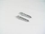 Chrome Billet Torpedo Foot Pegs Multi Fit 82 &Up