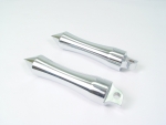 Foot Pegs Billet Chrome Spearhead