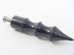 Black Spiral Shifter Peg for Big Twins and Sportsters Models