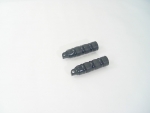 Black Three Band Foot Peg