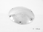 Six-Hole Derby Cover for Harley Sportsters (Flamed)