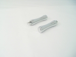 Chrome Contour Bottom End Foot Pegs