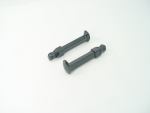 Black RailRoad Foot Pegs