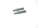 Black Rigid Concave Foot Pegs