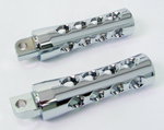 Chrome Concave Foot Pegs