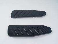 FLOORBOARDS DRIVER GLIDE TOURING BILLET DRIVER INVERTED SLOT RECTANGULAR BLACK FOR ALL HARLEYS 1985-2020 