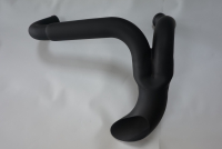 EXHAUST 2 INTO 1 GROUND POUNDER FXD 6 SPEED 2006-2017 BLACK