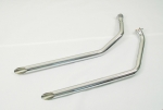 Drag Pipes for Harley FXE 1971-84 Slash Cut