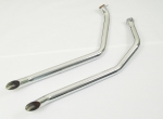 Drag Pipes for Harley FXE 1971-84 Goose Style