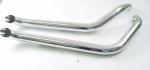 Chrome 1 3/4 " Drag Pipes for Harley FXST 1986-2003 Long