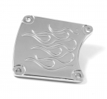 Inspection Cover fits Harley FLT, FXR 1985-94 Flamed