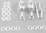 Cylinder Mount Breather Kit Chrome Billet