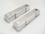 Polished Short Aluminum Valve Cover Fits Small Block Chevy From 1958-1986