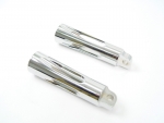 Straight Deep Cut Chrome Pegs