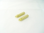 Brass Anodized Hour Glass Foot Pegs