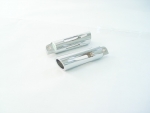 Deep Cut Slash Chrome Foot Pegs