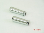 Chrome Billet Barrel Grips for Harley Davidson 1982-up