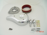 Tear Drop Air Cleaner Assembly w/ Cylinder Breather Kit